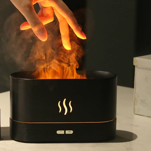 Umidificador de Ar Simulando fogo