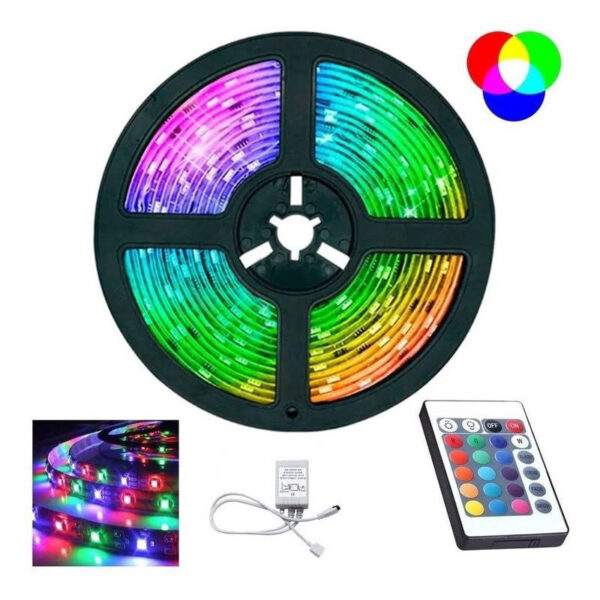 Fita Led RGB com controle remoto