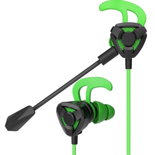 Fone de Ouvido G9; 3D Game Sound HeadSet verde/vermelho
