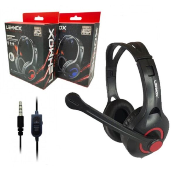 Headset Gamer com Microfone - P2 3.5mm Lehmox - LEF-1051