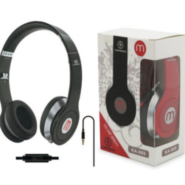 Headphone com Fio e Microfone P2 3.5mm - KA-869