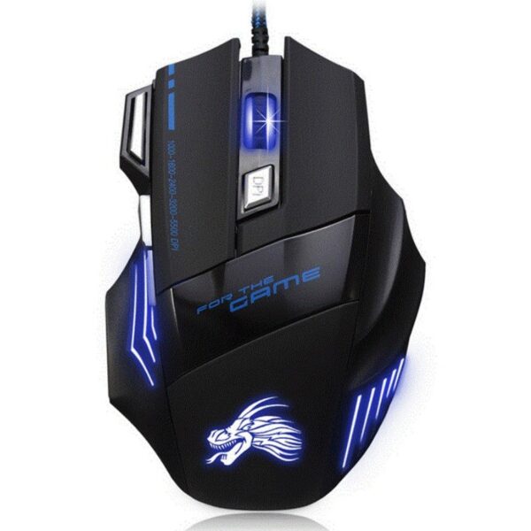 Mouse Gamer B-MAX ​- 7 botões - Até 5500 dpi - led óptico usb com fio - Pró Gamer