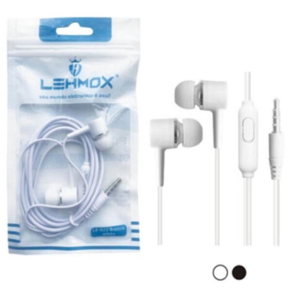 Fone de Ouvido com Microfone Lehmox - LE-823