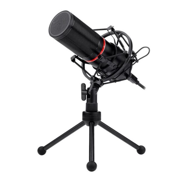 Microfone Condensador Gamer Redragon Blazar GM300, LED, USB Plug and Play - GM30
