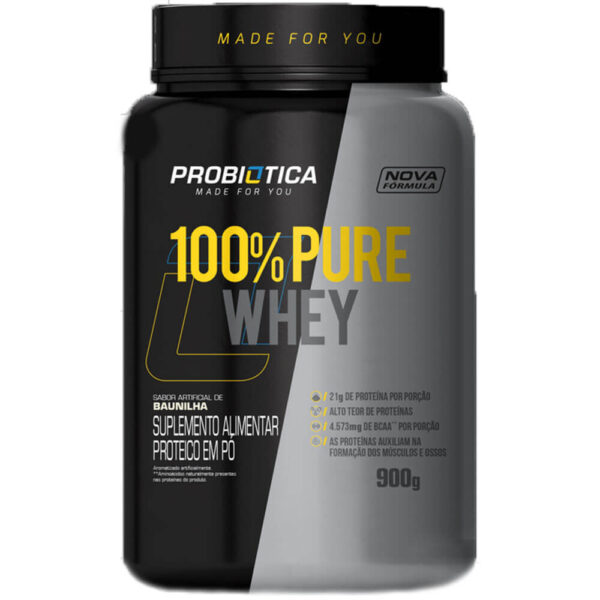 100% Pure Whey (900g) Probiótica