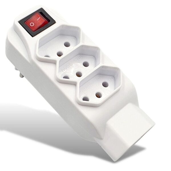 Benjamin Adaptador De Tomada Tripolar 4 Saídas 10A Bivolt